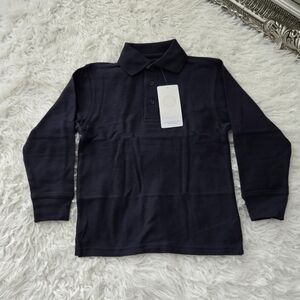 Flynn OHara UNIFORMS. Long Sleeve Polo. Dark Navy. Size Youth Small. New